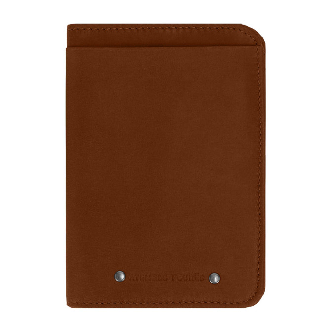 Fourès Workshops Promethee Rounded Edges Wallet F9222 Tawny