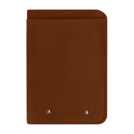 Fourès Workshops Promethee Rounded Edges Wallet F9222 Tawny