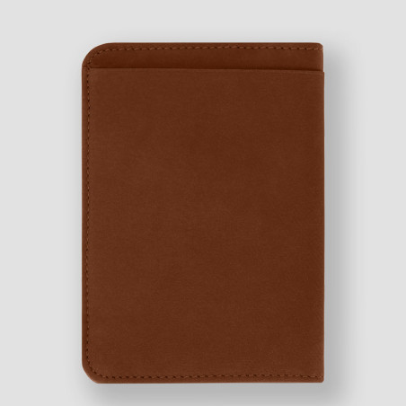 Fourès Workshops Promethee Rounded Edges Wallet F9222 Tawny