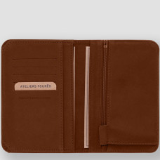 Fourès Workshops Promethee Rounded Edges Wallet F9222 Tawny