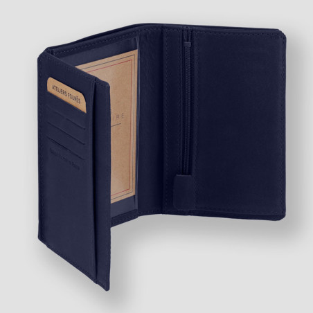 Ateliers Fourès Baroudeur European Wallet Phébus F9224 Marine