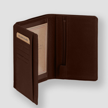 Fourès Workshops European Baroudeur Wallet Phébus F9224 Cognac