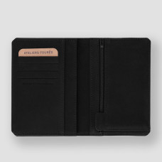 Ateliers Fourès Baroudeur European Wallet Phébus F9224 Black