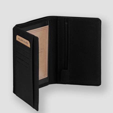 Ateliers Fourès Baroudeur European Wallet Phébus F9224 Black