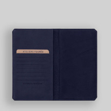 Ateliers Fourès Baroudeur Cheque Card Holder Cronos F9225 Marine