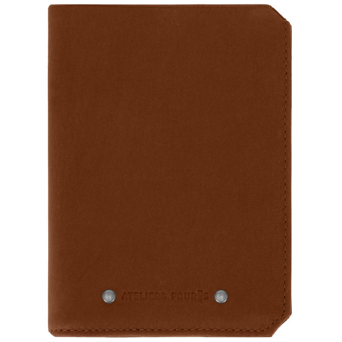 Ateliers Fourès Baroudeur Large Wallet Prométhée F9226 Tawny