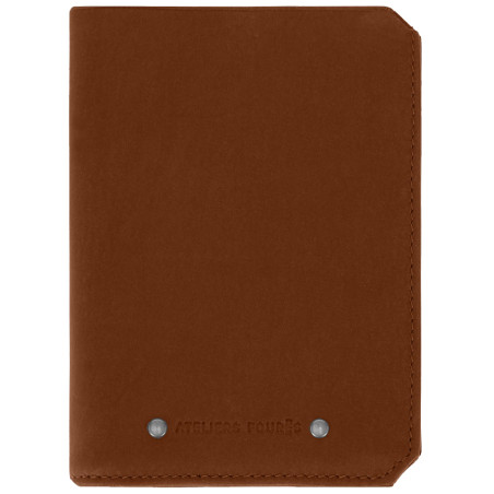 Ateliers Fourès Baroudeur Large Wallet Prométhée F9226 Tawny