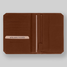 Ateliers Fourès Baroudeur Large Wallet Prométhée F9226 Tawny