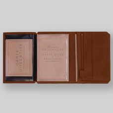 Ateliers Fourès Baroudeur Large Wallet Prométhée F9226 Tawny