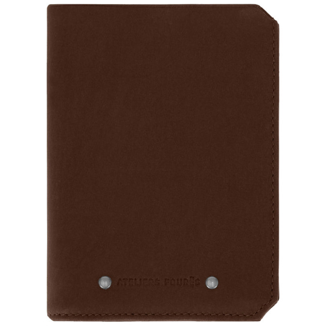 Fourès Workshops Baroudeur Large Promethean Wallet F9226 Cognac