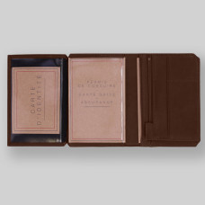Fourès Workshops Baroudeur Large Promethean Wallet F9226 Cognac