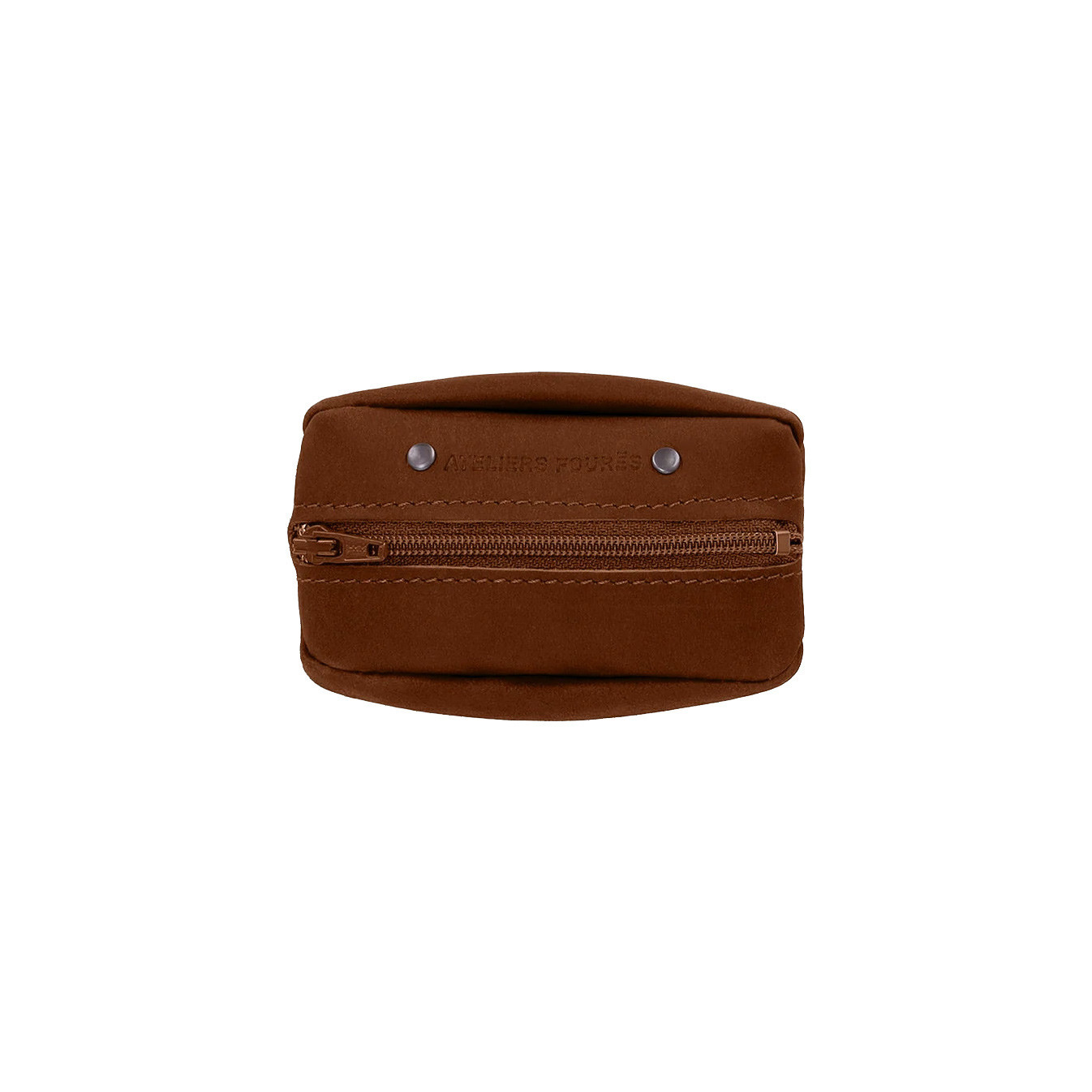 Fourès Workshops Baroudeur 2-Compartment Coffee Grain Wallet Hector...