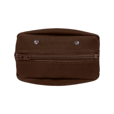 Fourès Workshops Baroudeur 2-Compartment Coffee Grain Hector F9230 ...