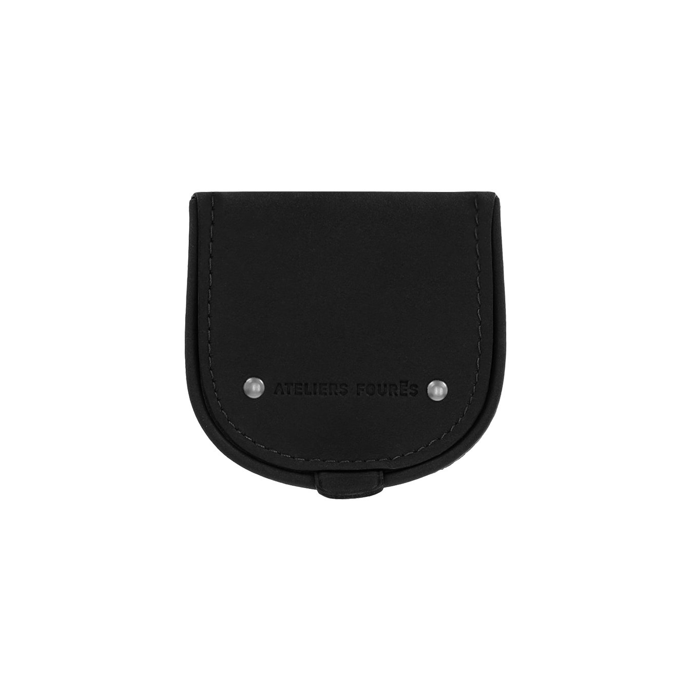 Ateliers Fourès Baroudeur Coin Purse Horseshoe Eléos F9246 Black