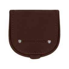 Ateliers Fourès Baroudeur Horseshoe Coin Purse Eléos F9246 Cognac