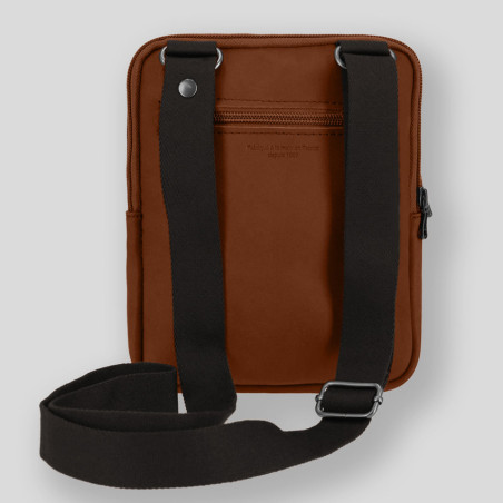 Fourès Workshops Baroudeur Crossbody Damascene F9327 Tawny