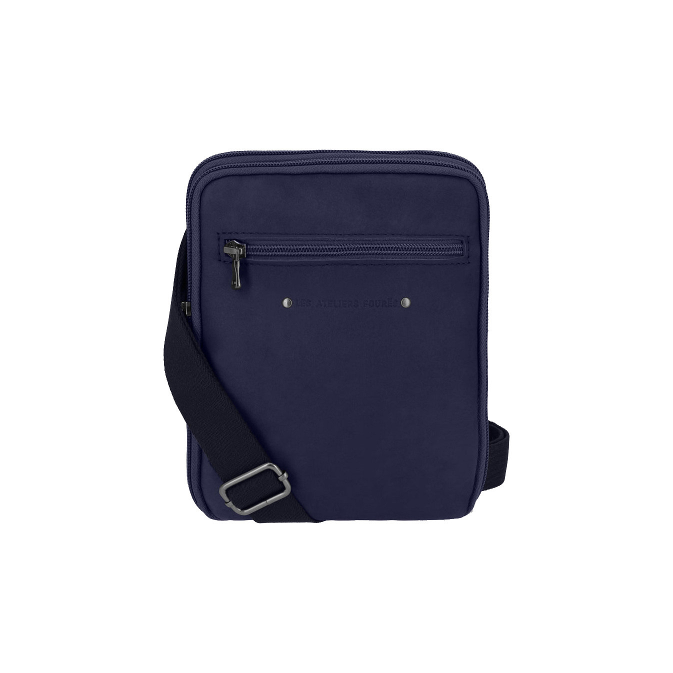 Fourès Workshops Baroudeur Crossbody Damascene F9327 Navy