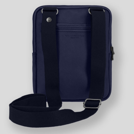 Fourès Workshops Baroudeur Crossbody Damascene F9327 Navy