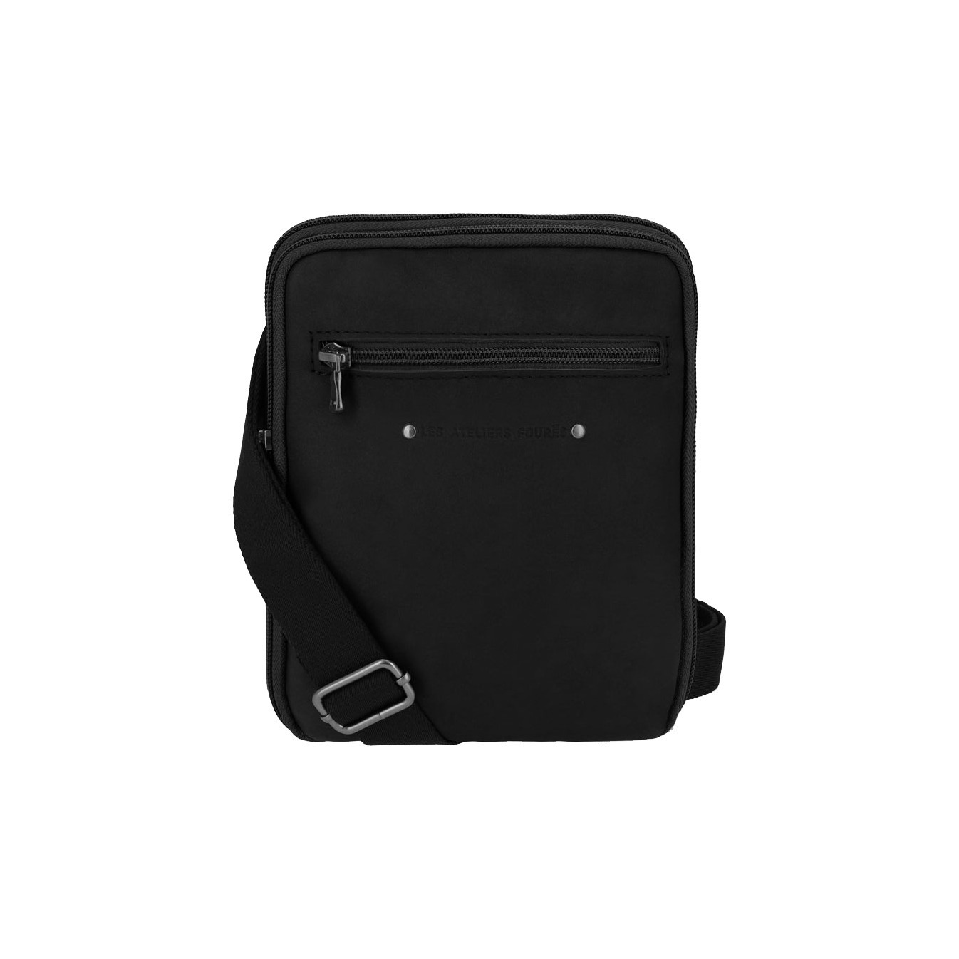 Ateliers Fourès Baroudeur Crossbody Crossbody Bag Damasène F9327 Black