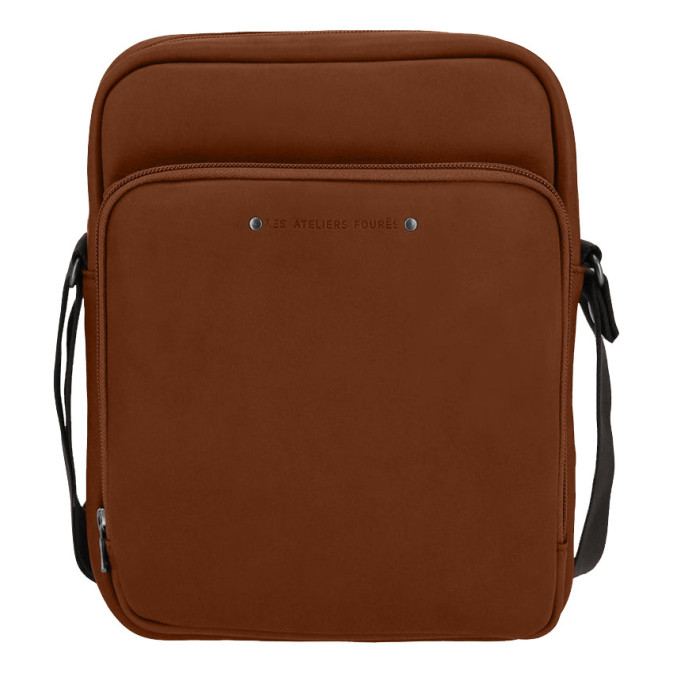 Ateliers Fourès Baroudeur Crossbody Pouch Pélops F9328 Tawny