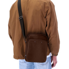 Ateliers Fourès Baroudeur Crossbody Pouch Pélops F9328 Cognac