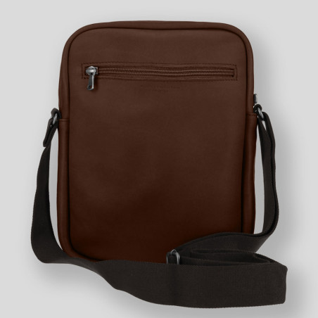 Ateliers Fourès Baroudeur Crossbody Pouch Pélops F9328 Cognac