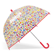 Isotoner Children's Dome Manual PVC Candy Umbrella