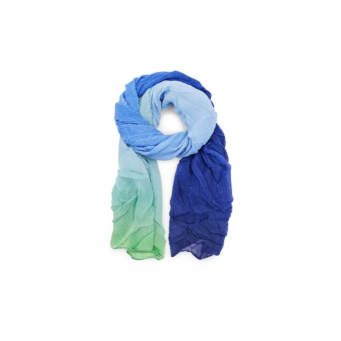 Desigual Blue Rectangle Scarf