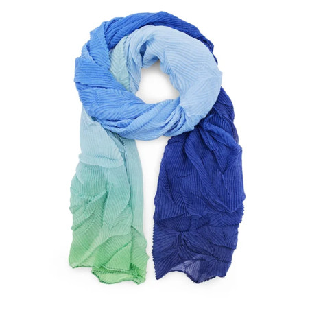 Desigual Blue Rectangle Scarf