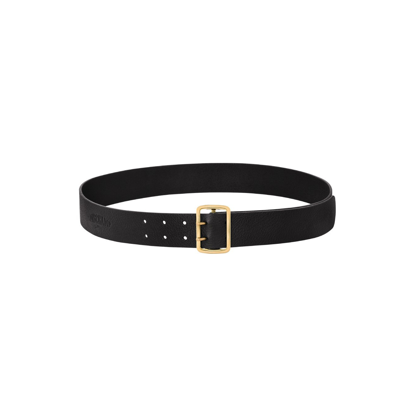 Longchamp Women's Leather Black Belt