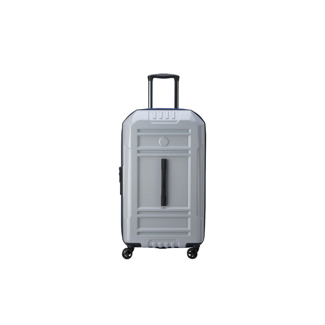 Delsey Rempart Checked Suitcase L Extendable 4 Wheels 73 CM TSA Sto...