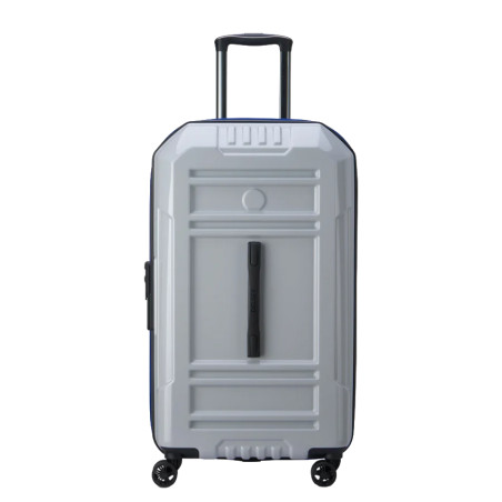 Delsey Rempart Checked Suitcase L Extendable 4 Wheels 73 CM TSA Sto...