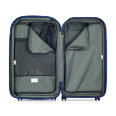 Delsey Rempart Checked Suitcase L Extendable 4 Wheels 73 CM TSA Sto...