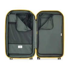 Delsey Rempart Checked Suitcase L Extendable 4 Wheels 73 CM TSA Army