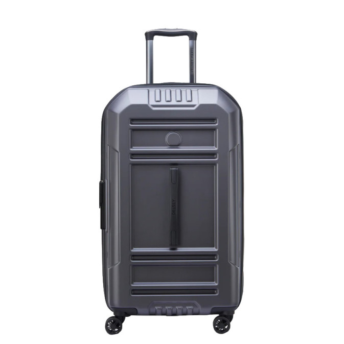 Delsey Rempart Checked Suitcase L Extendable 4 Wheels 73 CM TSA Ant...