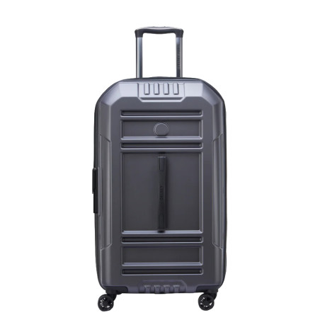 Delsey Rempart Checked Suitcase L Extendable 4 Wheels 73 CM TSA Ant...