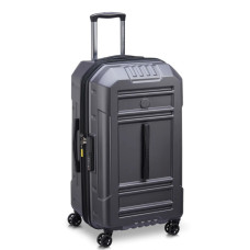 Delsey Rempart Checked Suitcase L Extendable 4 Wheels 73 CM TSA Ant...