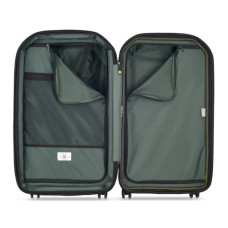 Delsey Rempart Checked Suitcase L Extendable 4 Wheels 73 CM TSA Ant...