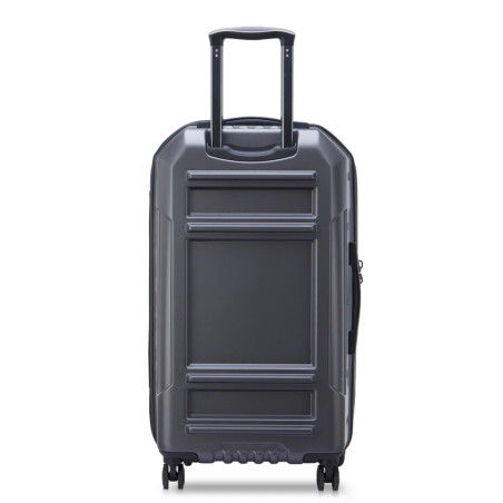 Delsey Rempart Checked Suitcase L Extendable 4 Wheels 73 CM TSA Ant...