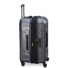 Delsey Rempart Checked Suitcase L Extendable 4 Wheels 73 CM TSA Ant...
