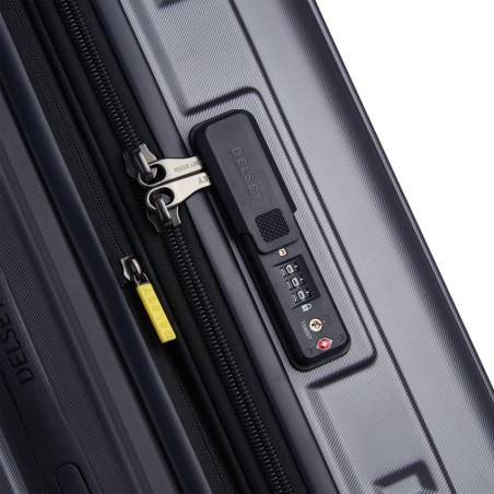 Delsey Rempart Checked Suitcase L Extendable 4 Wheels 73 CM TSA Ant...