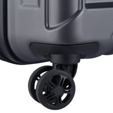 Delsey Rempart Checked Suitcase L Extendable 4 Wheels 73 CM TSA Ant...