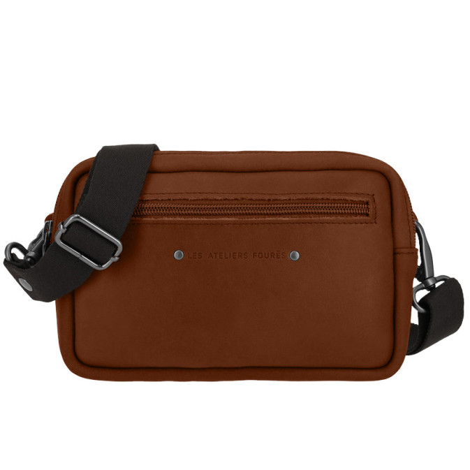 Foures Workshops Baroudeur Travel Pouch Ponos F9390 Tawny
