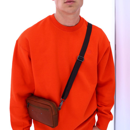 Foures Workshops Baroudeur Travel Pouch Ponos F9390 Tawny