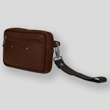 Ateliers Fourès Baroudeur Travel Pouch Ponos F9390 Cognac