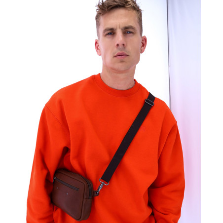 Ateliers Fourès Baroudeur Travel Pouch Ponos F9390 Cognac