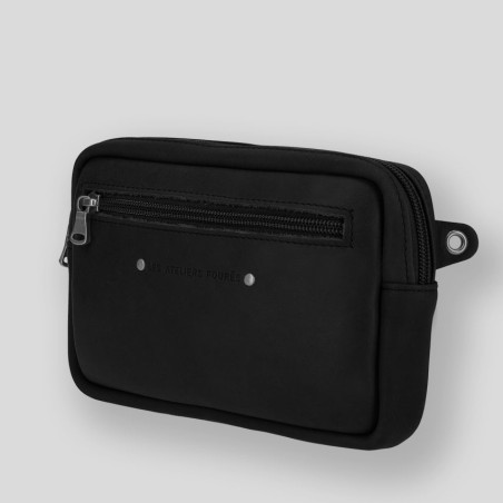 Ateliers Foures Baroudeur Pochette Voyage Ponos F9390 Black