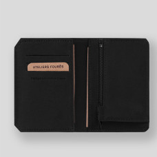 Ateliers Fourès Biker European Wallet Achille F949 Black