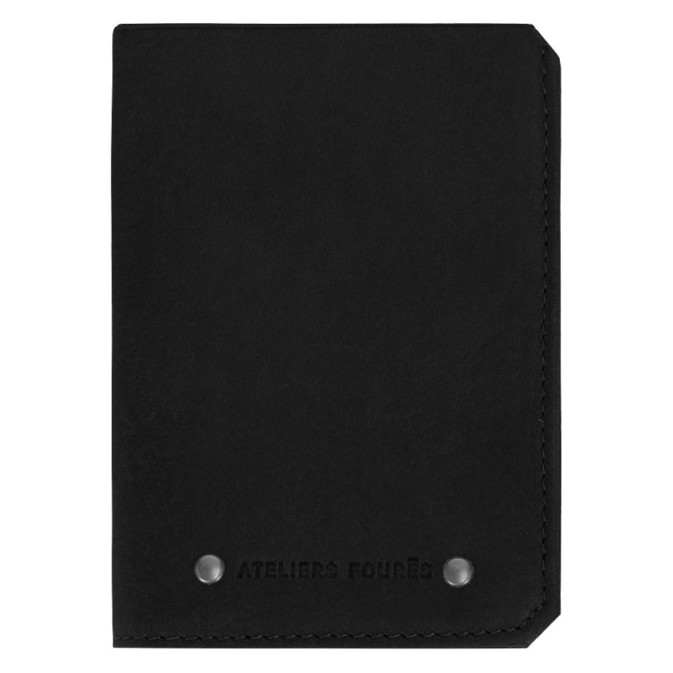 Ateliers Fourès Biker European Wallet Achille F949 Black