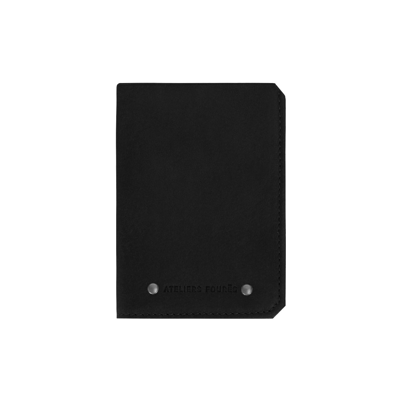 Ateliers Fourès Biker European Wallet Achille F949 Black